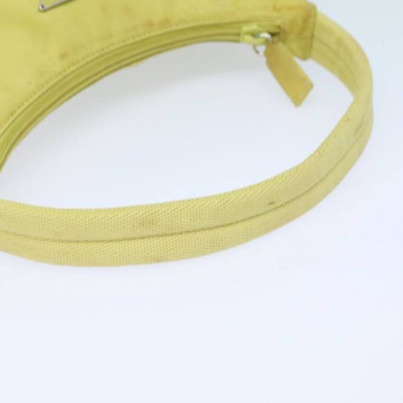 PRADA Accessory Pouch Nylon Yellow Pink Auth 79906 - Picture 7 of 16
